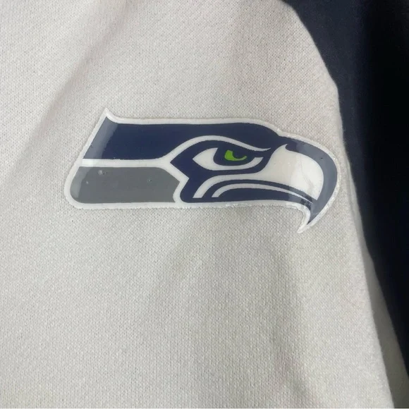 Seattle Seahawks Hoodie Kangaroo Pouch NFL Team x New Era Apparel Men’s Size L Sweatshirts & Hoodies